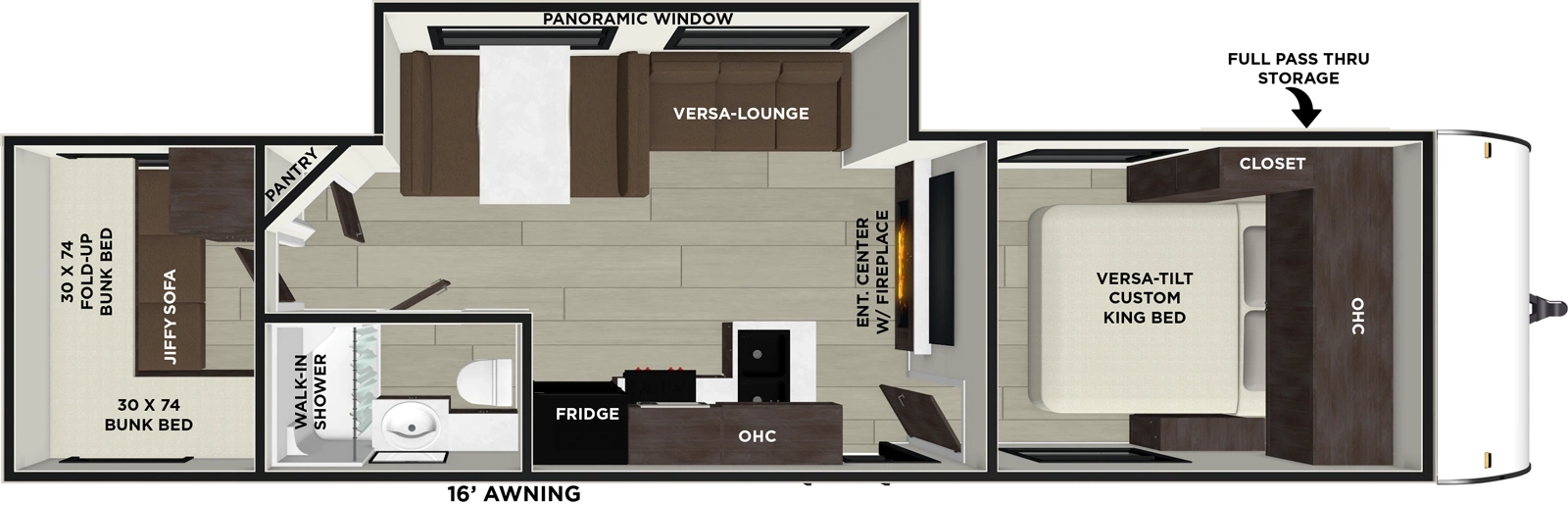 Evo 2750QBX Floorplan